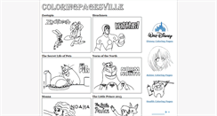 Desktop Screenshot of coloringpagesville.com